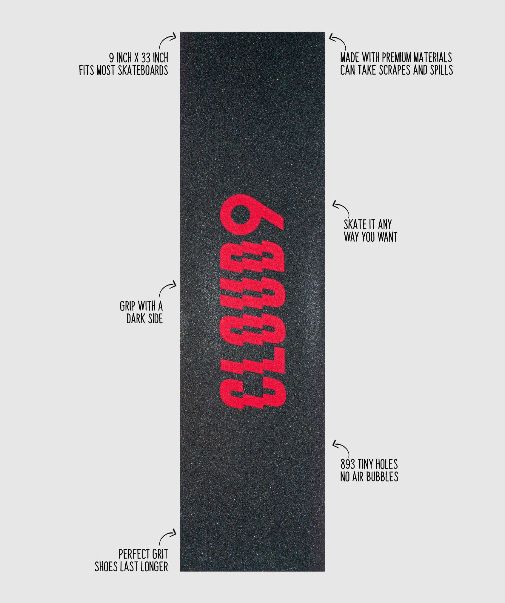 Why Cloud 9 Griptape is the best skateboard griptape!