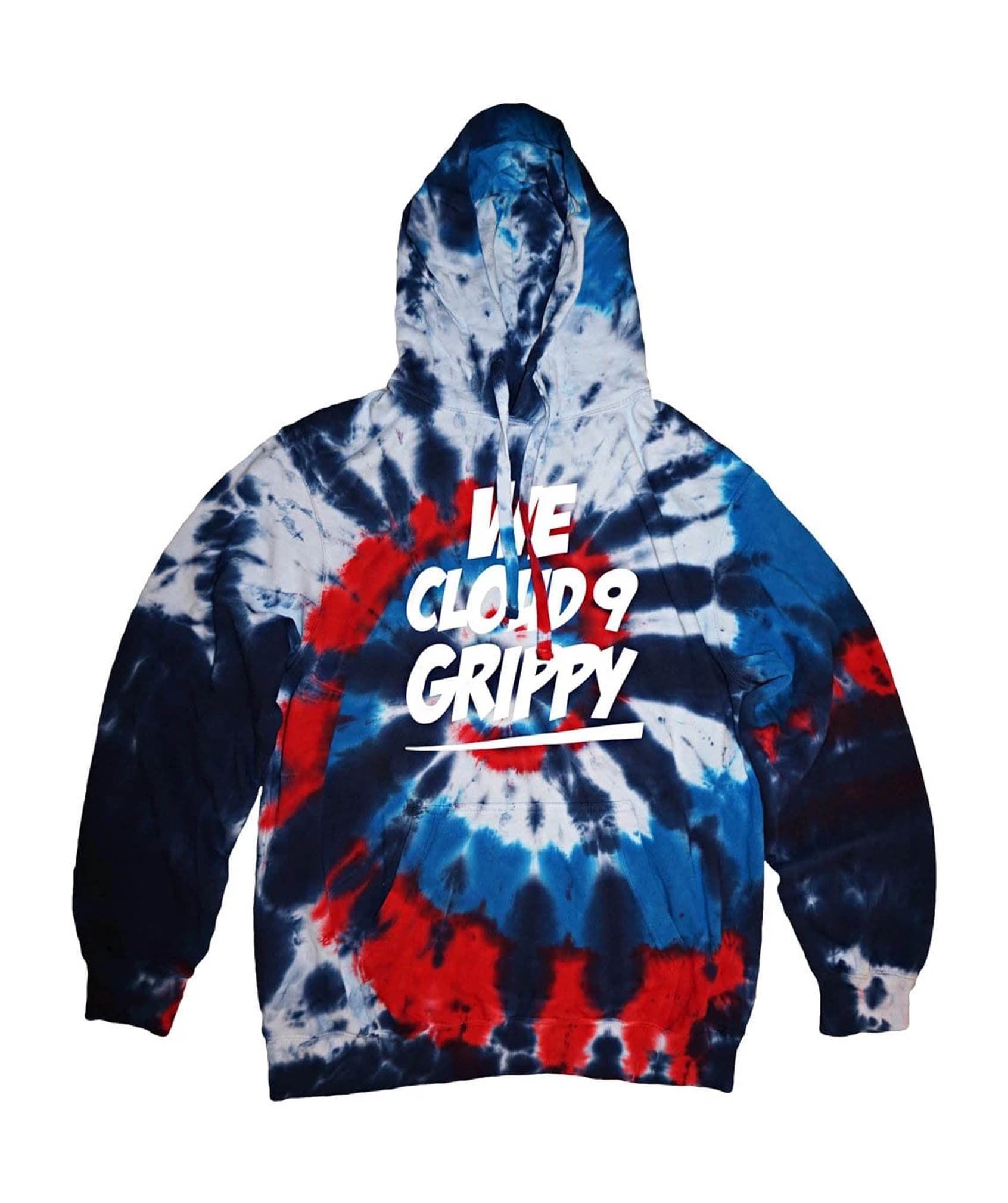 Cloud 9 We Cloud 9 Grippy Tie Dye Hoodie - Image 1