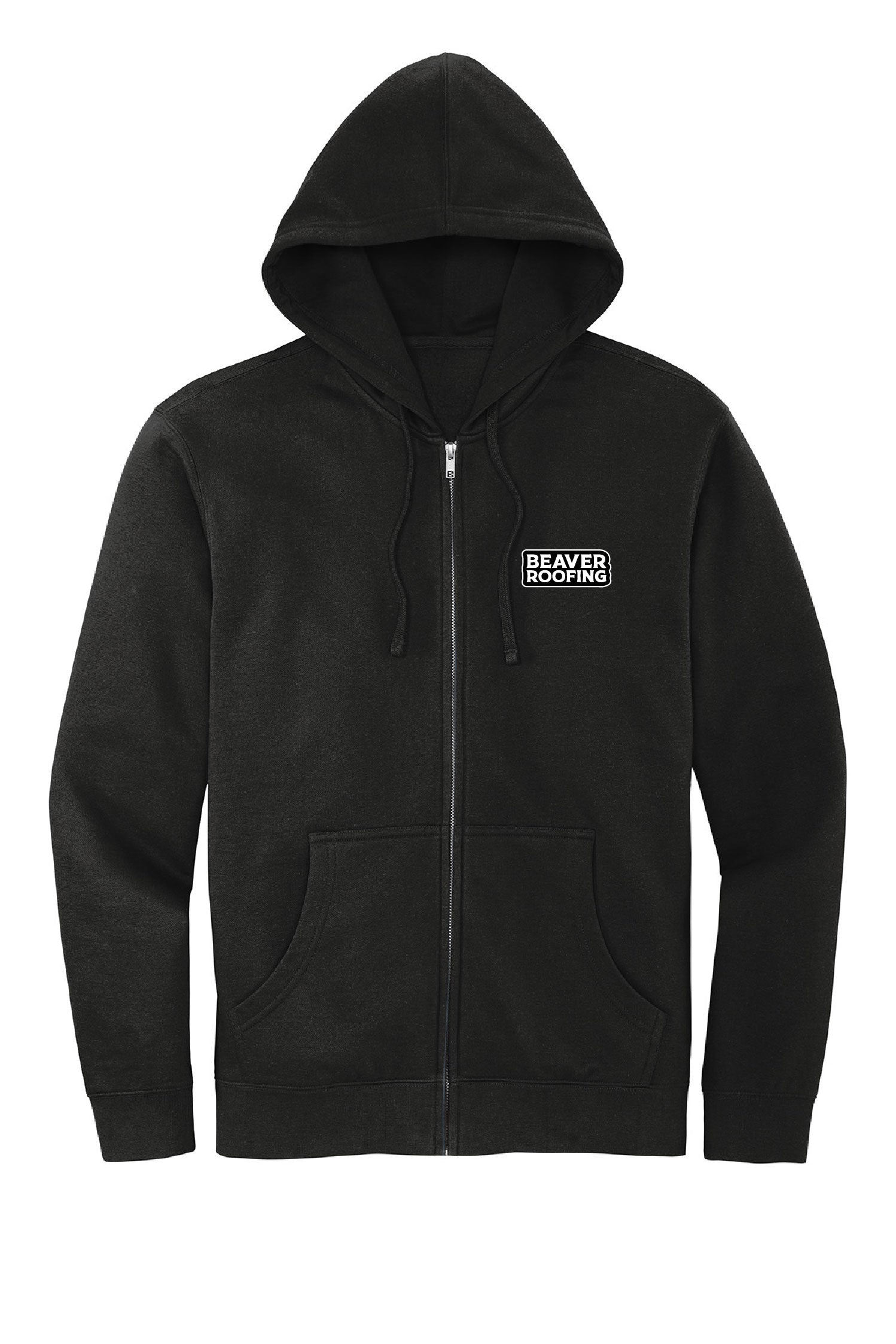 Fleece zip-up hoodie