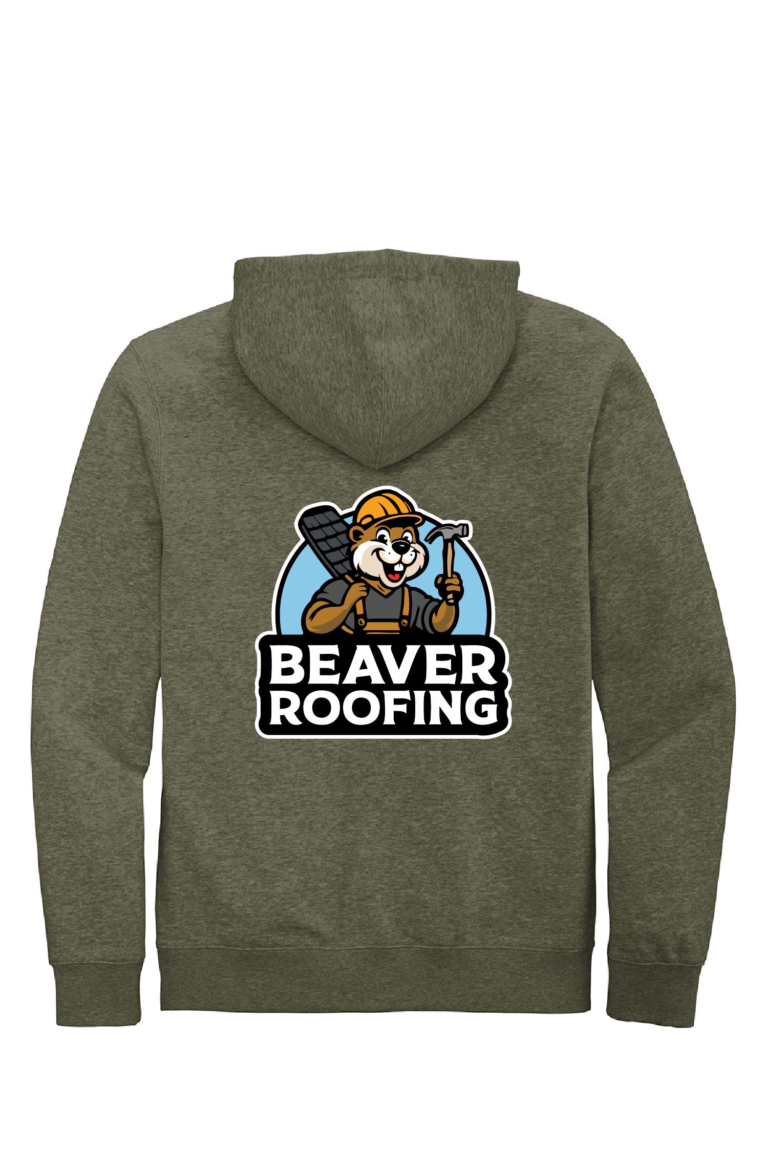 Fleece zip-up hoodie