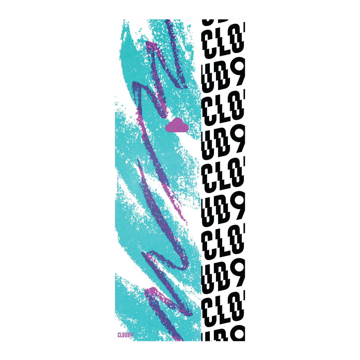 Front and back view of the Cloud 9 90s Griptape