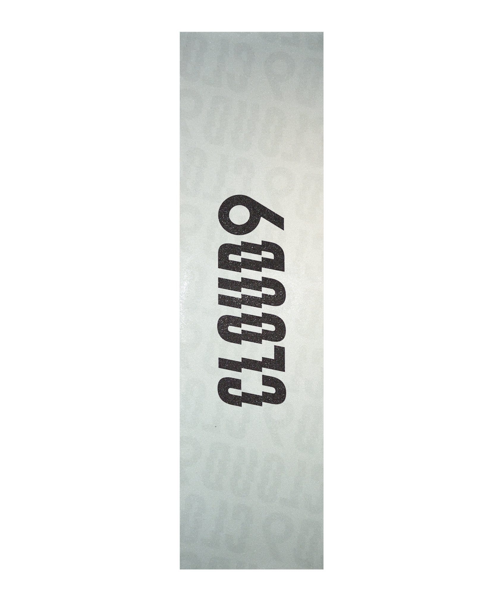 Cloud 9 Griptape Clear Black Logo Skateboard Grip Tape - Front