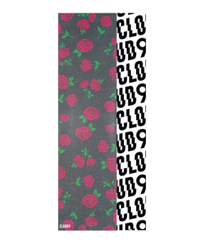 Cloud 9 Griptape Roses Skateboard Grip Tape - Front & Back