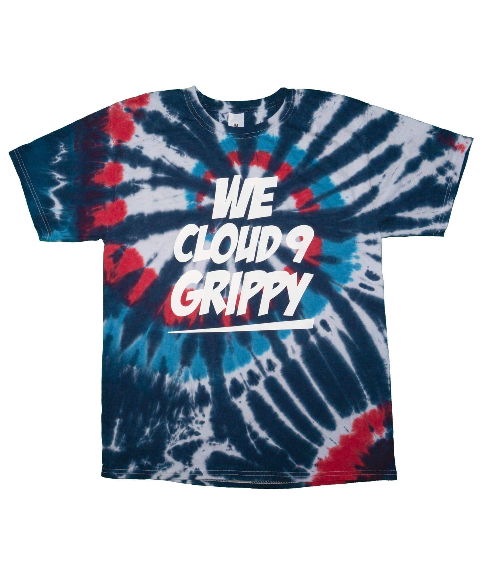 We Cloud 9 Grippy Tie Dye - Skate T-shirt - Cloud 9 Griptape