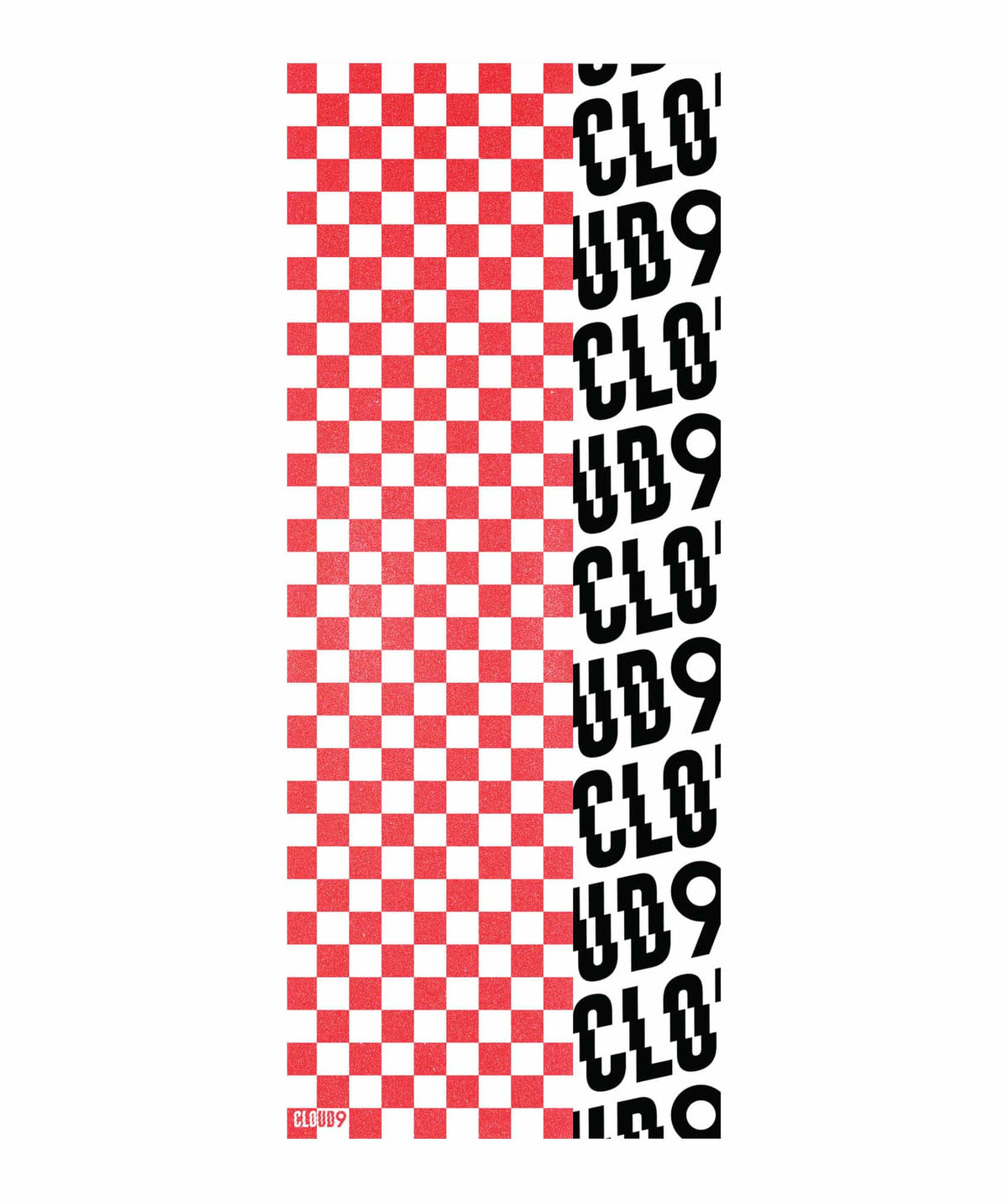 Cloud 9 Checkerboard Grip Tape - Red - Image 1