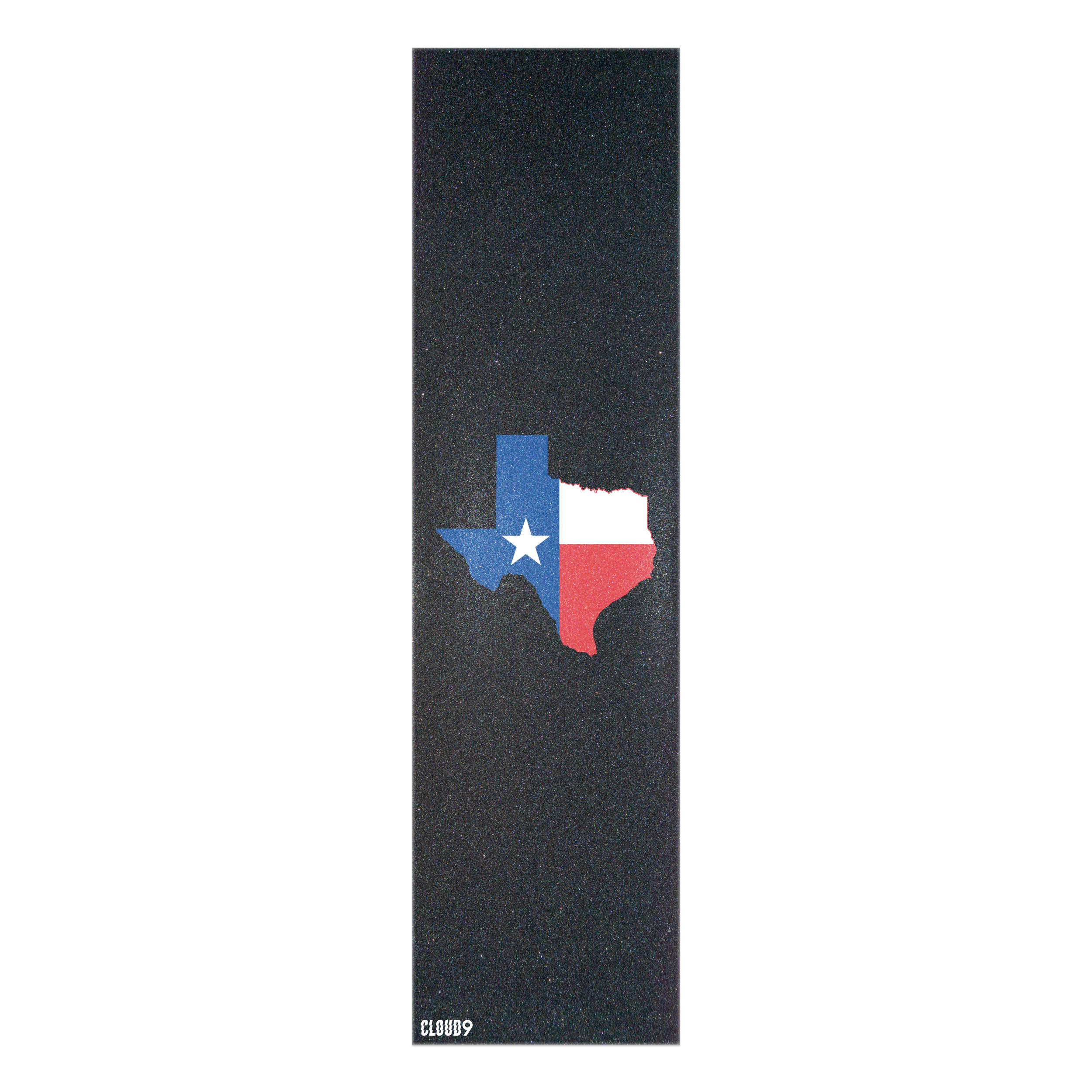 The front of Cloud 9 Texas Griptape.